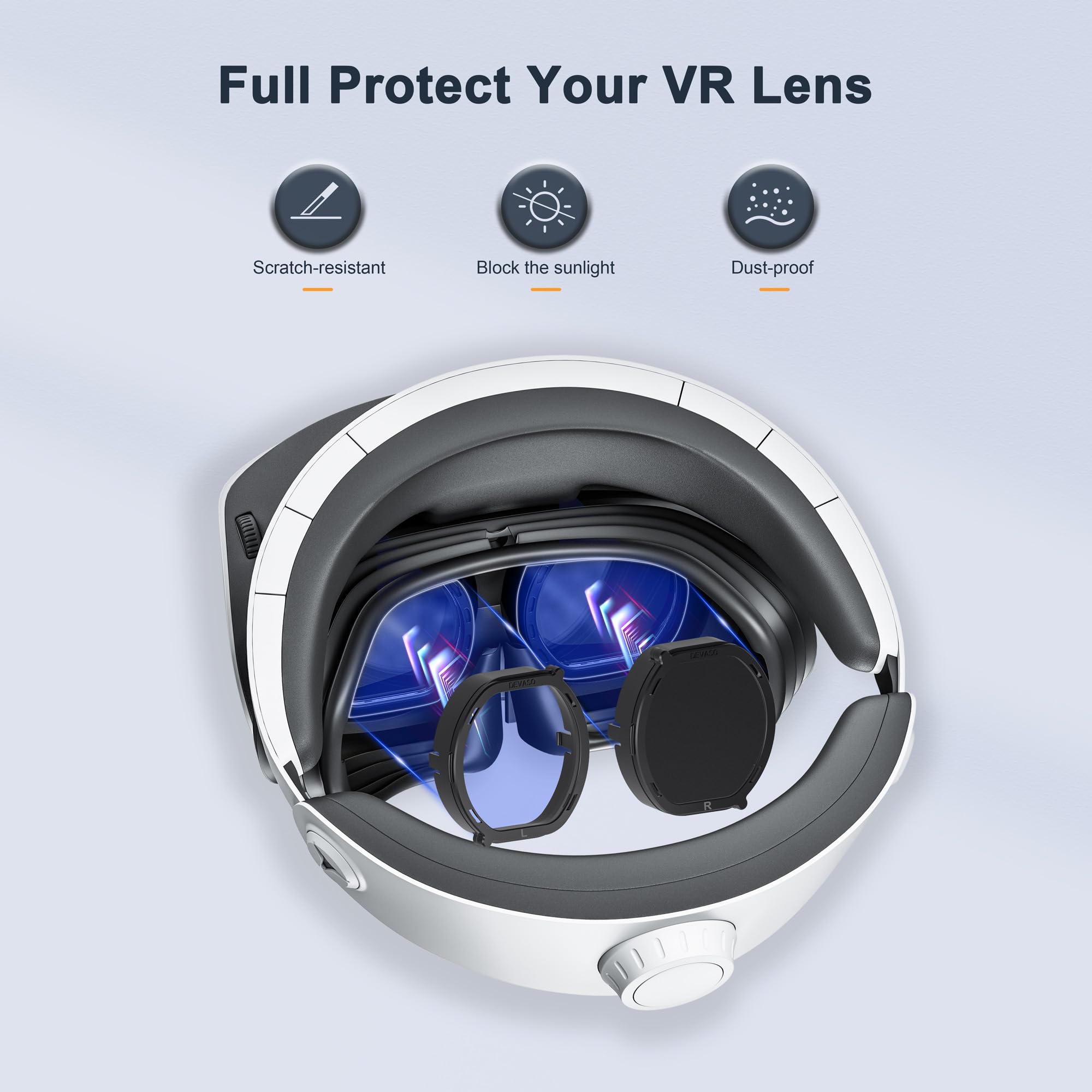Amazon.com: DEVASO Lens Protector Cover Kit for PSVR2, Protector